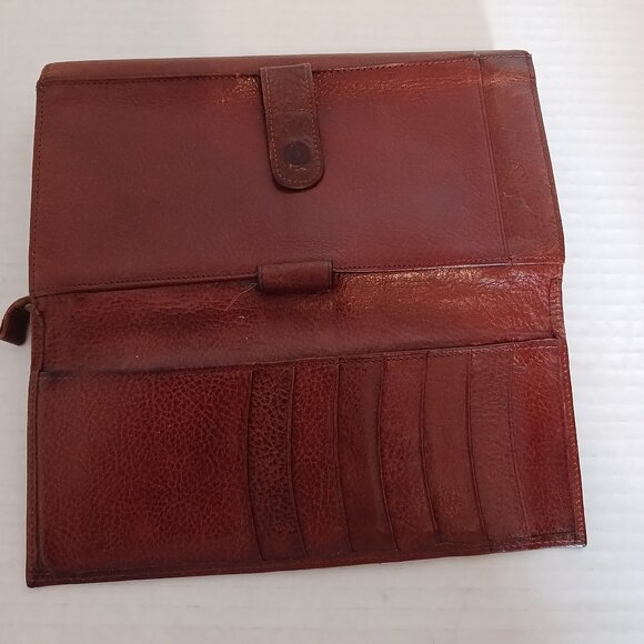 Leather Bifold Wallet by Umi Designs Multiple Card Slots Pockets - Picture 7 of 11